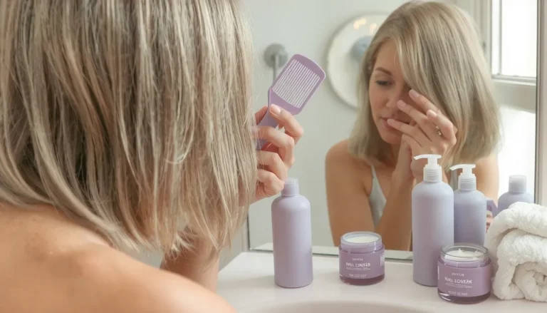 Soin cheveux gris : la routine complète pour neutraliser les reflets jaunes